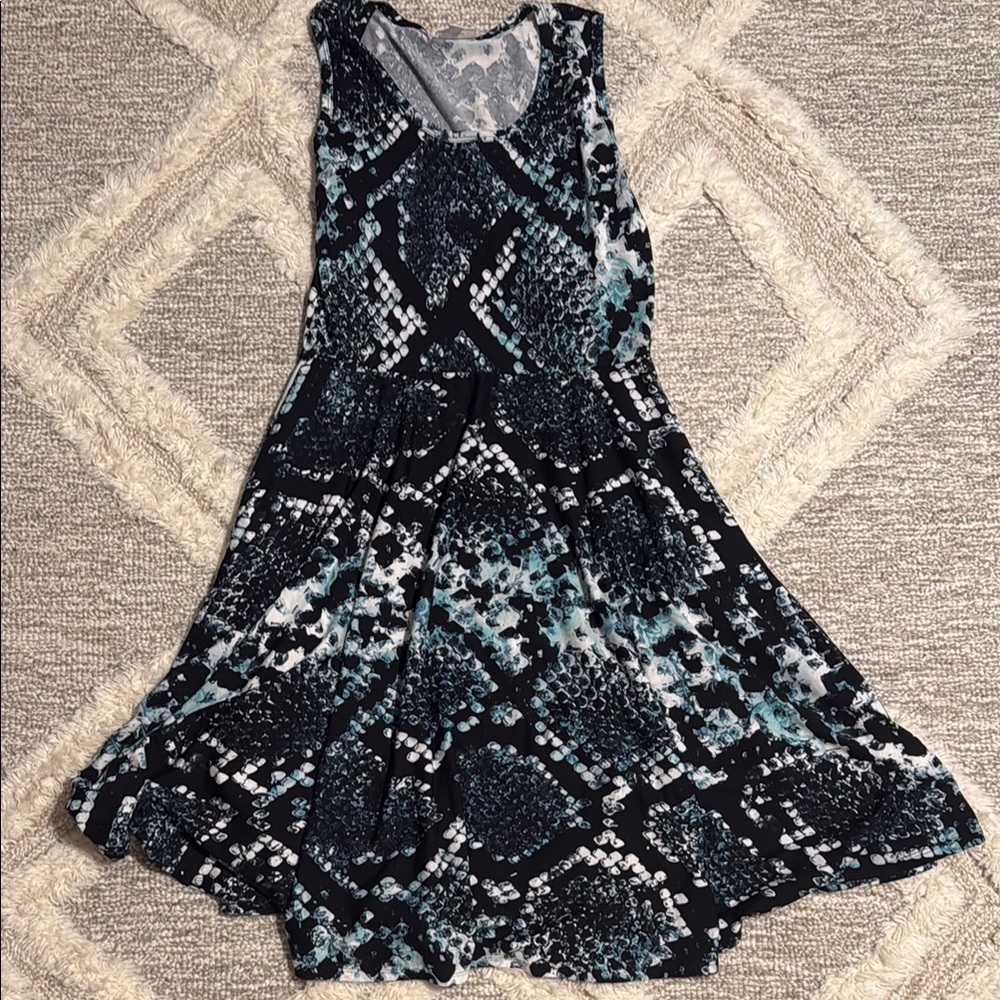Lularoe Nicole dress snake print L